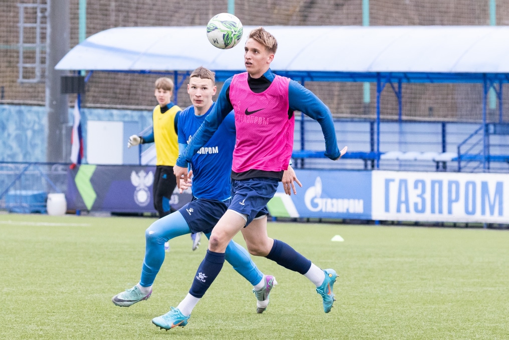 Тренировка «Зенита»-м перед матчем с ФК «Урал»
