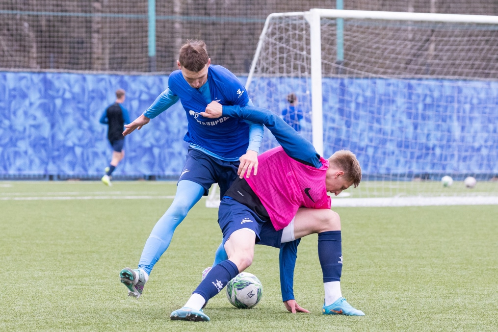 Тренировка «Зенита»-м перед матчем с ФК «Урал»