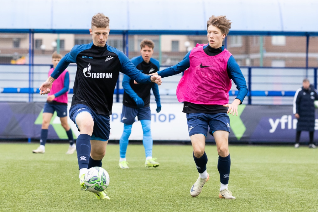 Тренировка «Зенита»-м перед матчем с ФК «Урал»