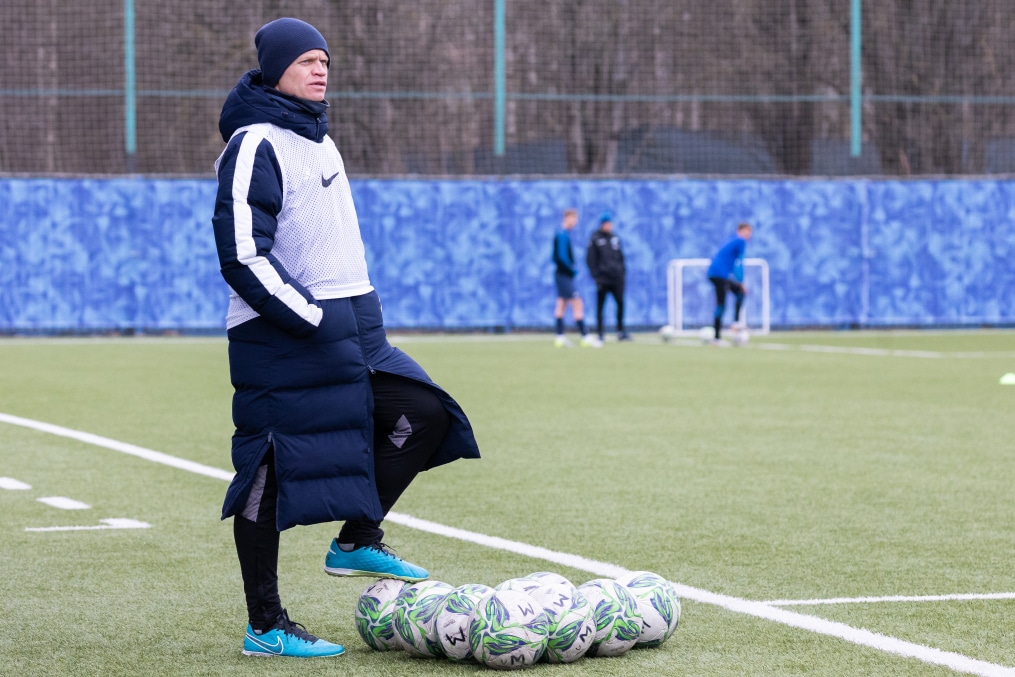 Тренировка «Зенита»-м перед матчем с ФК «Урал»