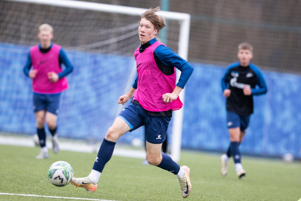 Тренировка «Зенита»-м перед матчем с ФК «Урал»