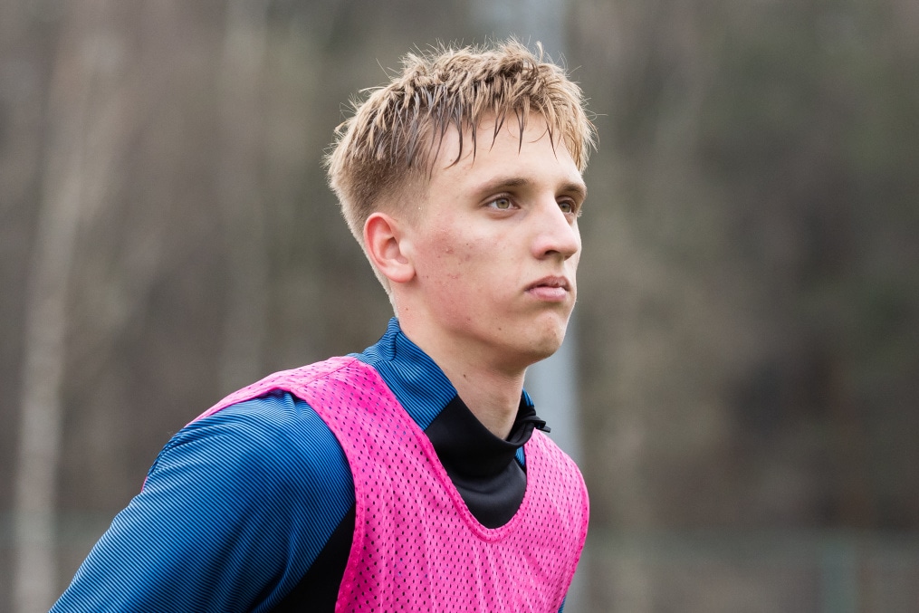 Тренировка «Зенита»-м перед матчем с ФК «Урал»