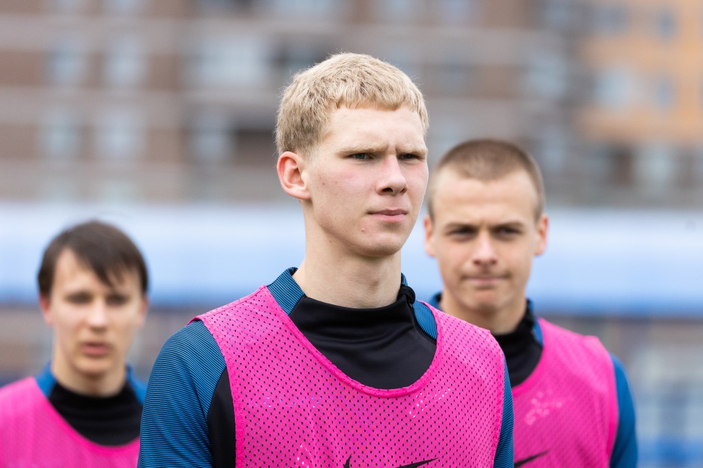 Тренировка «Зенита»-м перед матчем с ФК «Урал»