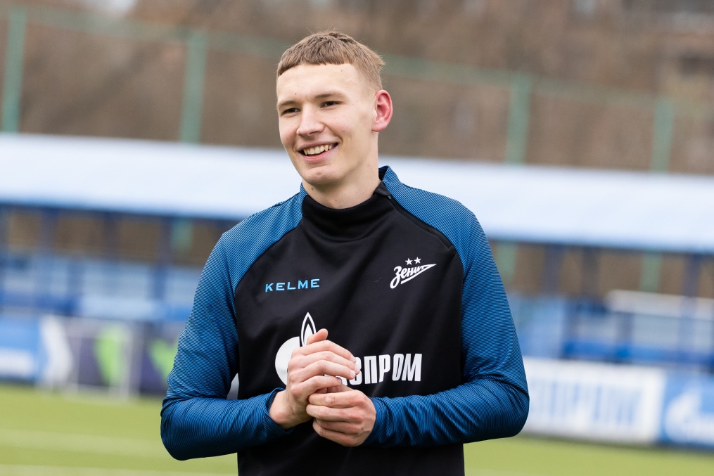 Тренировка «Зенита»-м перед матчем с ФК «Урал»