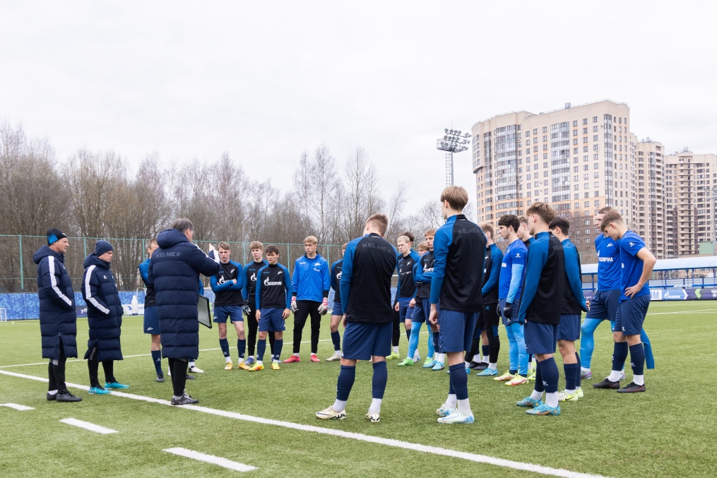 Тренировка «Зенита»-м перед матчем с ФК «Урал»