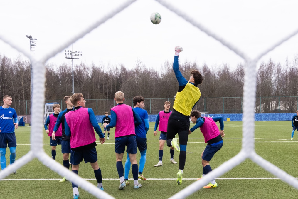 Тренировка «Зенита»-м перед матчем с ФК «Урал»