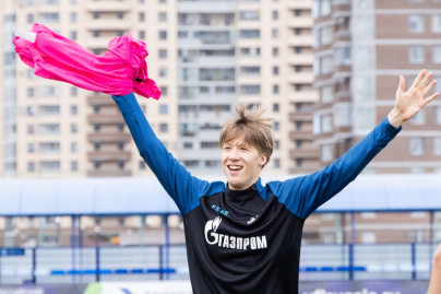 Тренировка «Зенита»-м перед матчем с ФК «Урал»