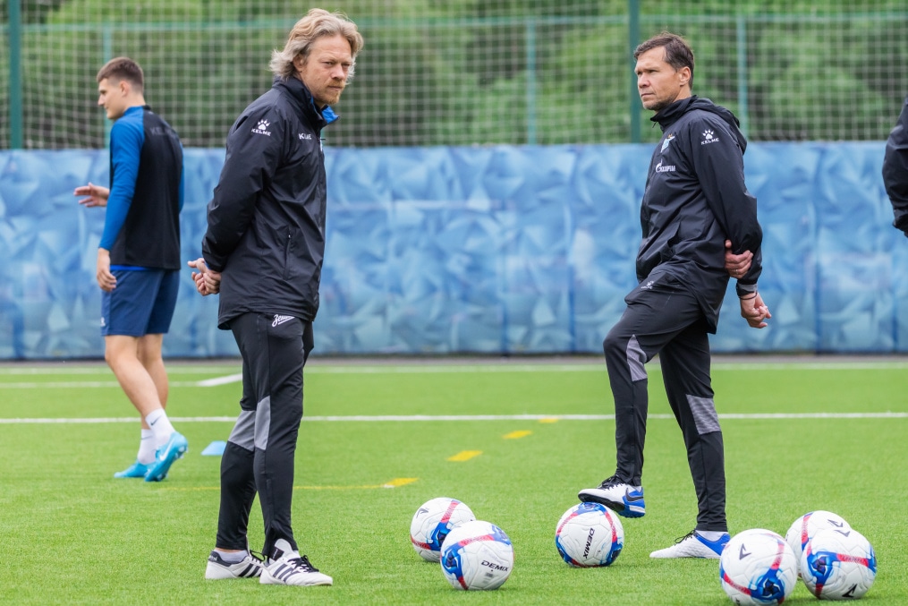 Тренировка «Зенита»-2 перед матчем с ФК «Балтика»