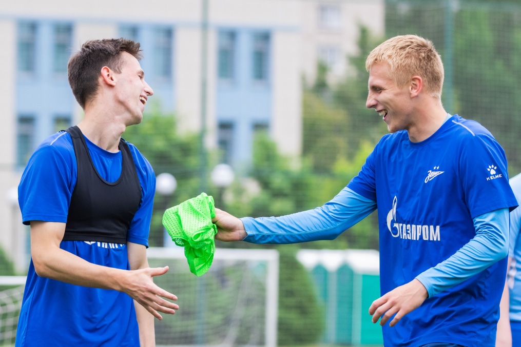 Тренировка «Зенита»-2 перед матчем с ФК «Балтика»