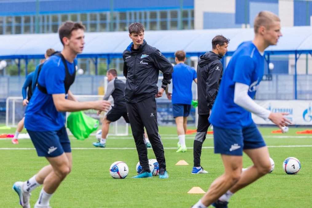 Тренировка «Зенита»-2 перед матчем с ФК «Балтика»