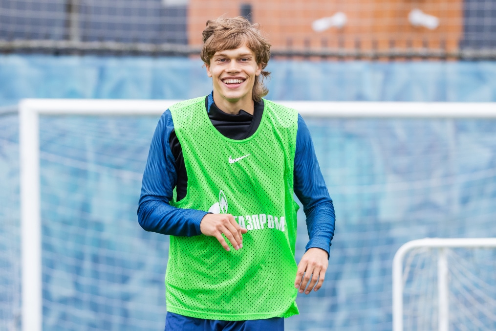 Тренировка «Зенита»-2 перед матчем с ФК «Балтика»