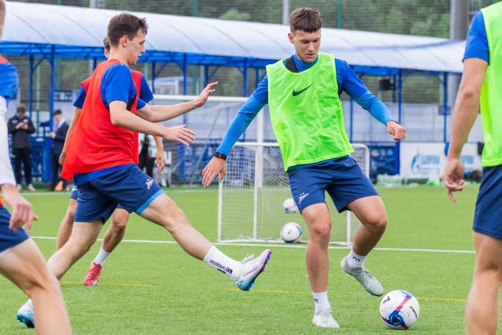 Тренировка «Зенита»-2 перед матчем с ФК «Балтика»