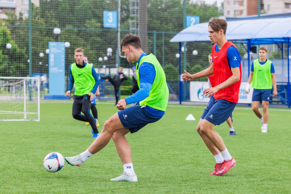 Тренировка «Зенита»-2 перед матчем с ФК «Балтика»