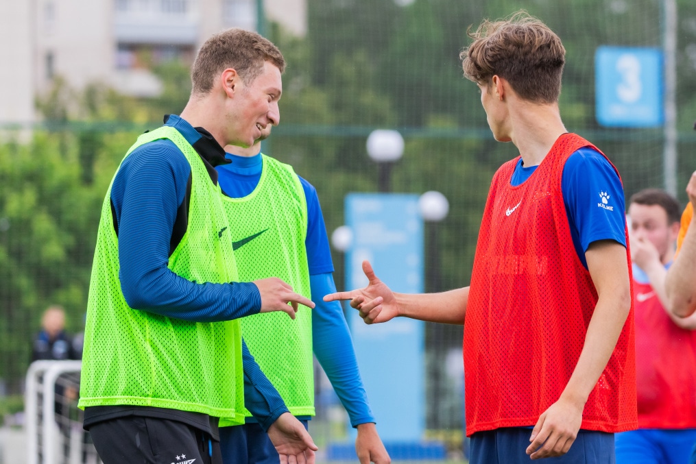 Тренировка «Зенита»-2 перед матчем с ФК «Балтика»