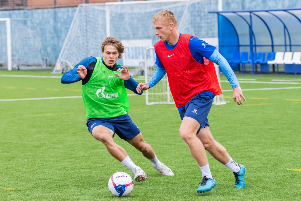 Тренировка «Зенита»-2 перед матчем с ФК «Балтика»