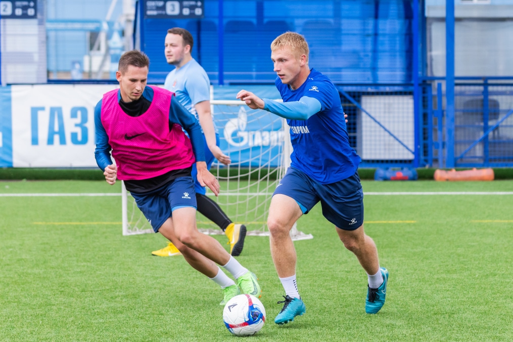 Тренировка «Зенита»-2 перед матчем с ФК «Балтика»