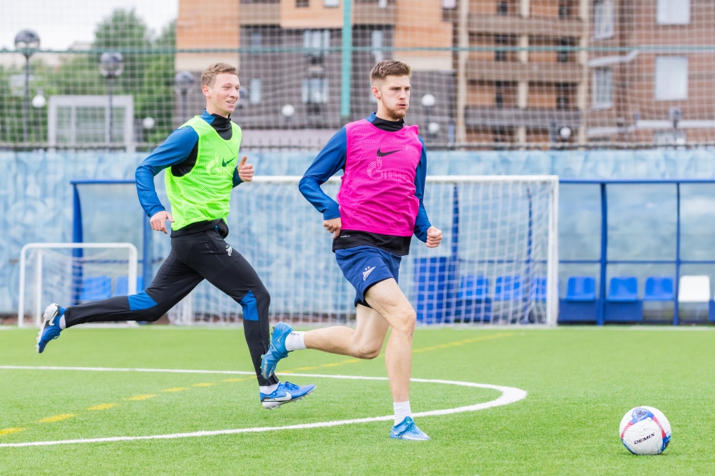 Тренировка «Зенита»-2 перед матчем с ФК «Балтика»