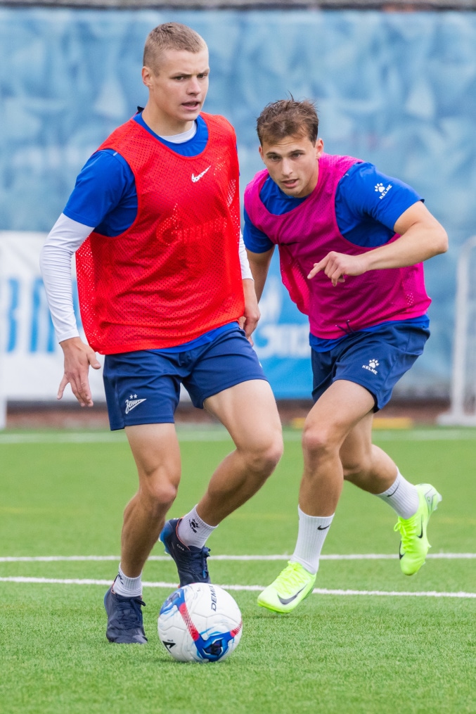 Тренировка «Зенита»-2 перед матчем с ФК «Балтика»