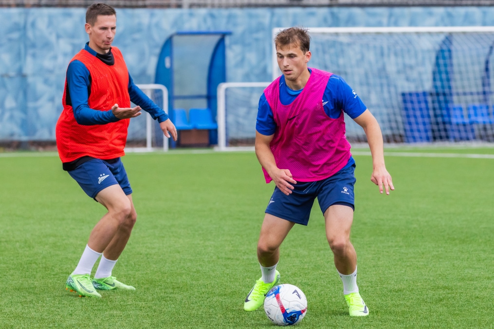 Тренировка «Зенита»-2 перед матчем с ФК «Балтика»
