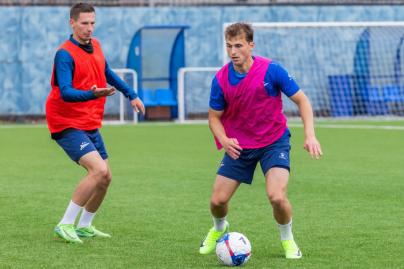 Тренировка «Зенита»-2 перед матчем с ФК «Балтика»
