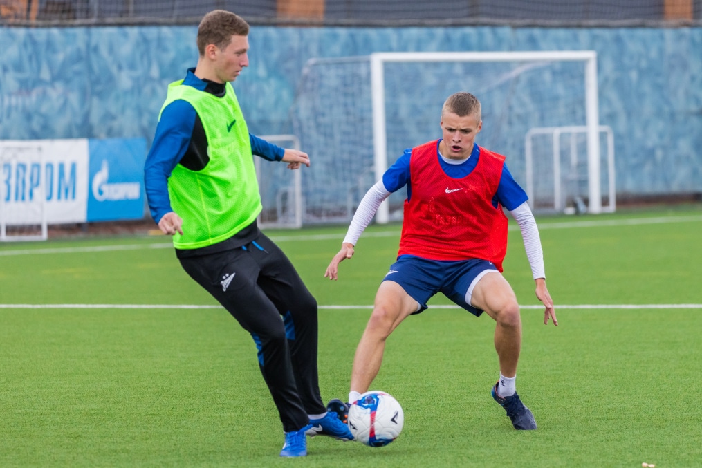 Тренировка «Зенита»-2 перед матчем с ФК «Балтика»