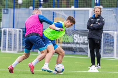 Тренировка «Зенита»-2 перед матчем с ФК «Балтика»