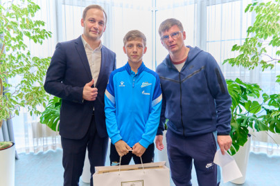 Поздравление лучших учеников «Газпром»-Академии