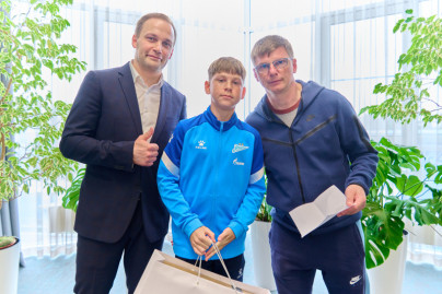 Поздравление лучших учеников «Газпром»-Академии