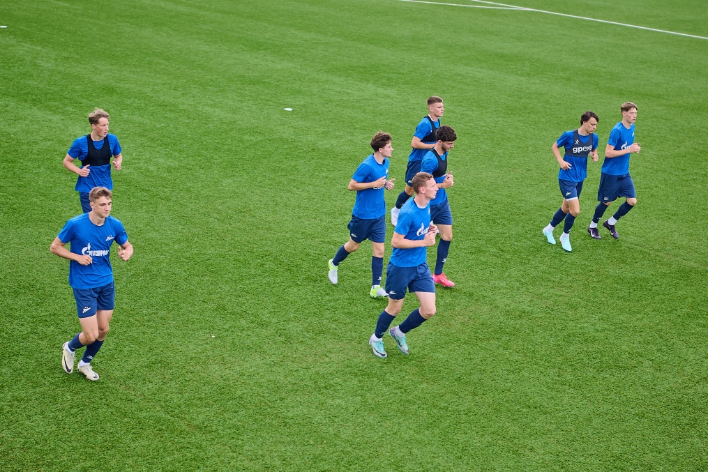 Тренировка «Зенита»-м перед матчем с «Локомотивом»-м