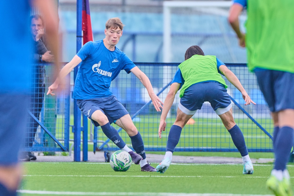 Тренировка «Зенита»-м перед матчем с «Локомотивом»-м