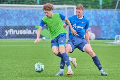 Тренировка «Зенита»-м перед матчем с «Локомотивом»-м