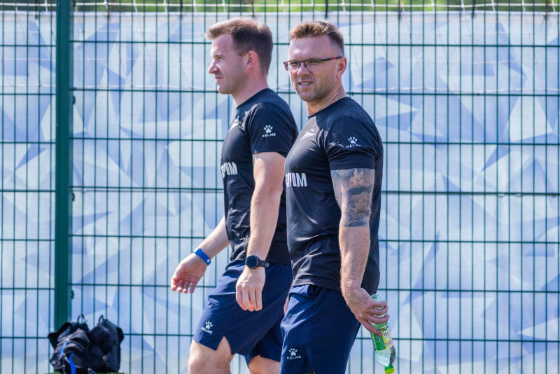 Тренировка юношеской команды «Зенит» U-18перед матчем с СШОР «Зенит» U-18