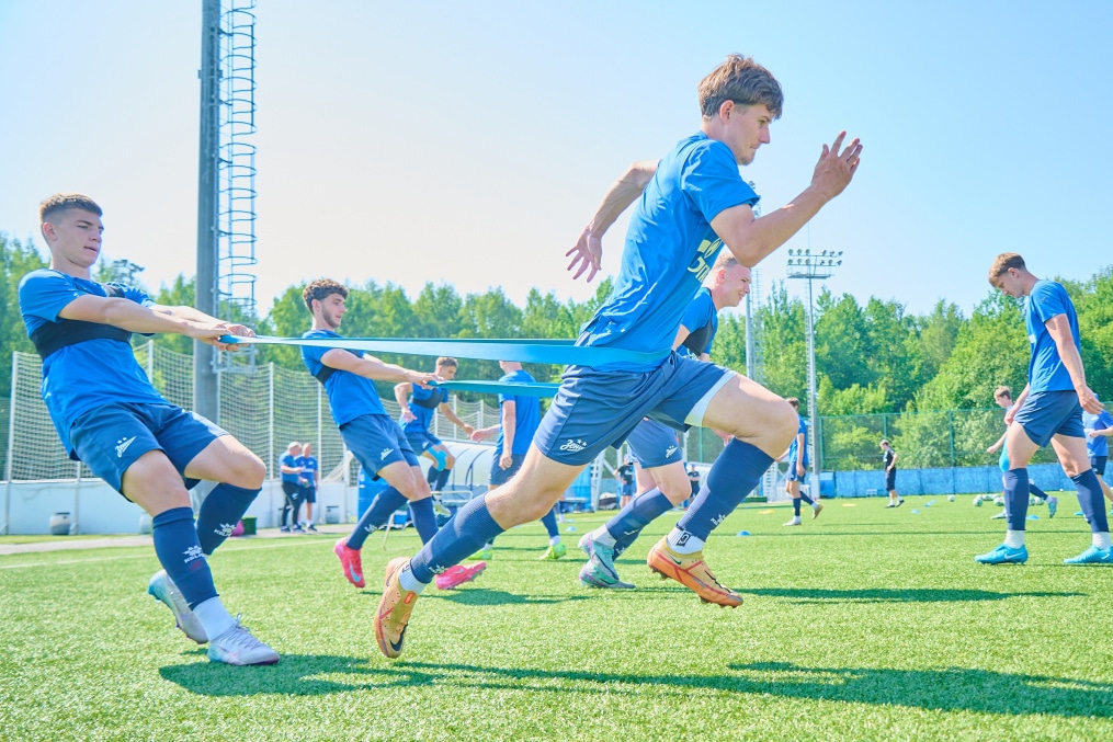 Тренировка «Зенита»-м перед матчем с «Рубином»-м