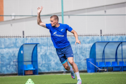 Тренировка «Зенита»-2 перед матчем с ФК «Тверь»