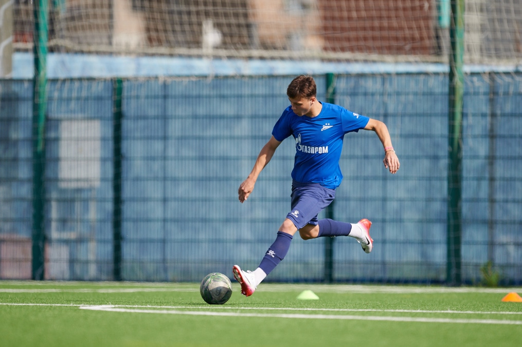 Тренировка «Зенита» U-18 перед матчем с «Мастер-Сатурном» U-18