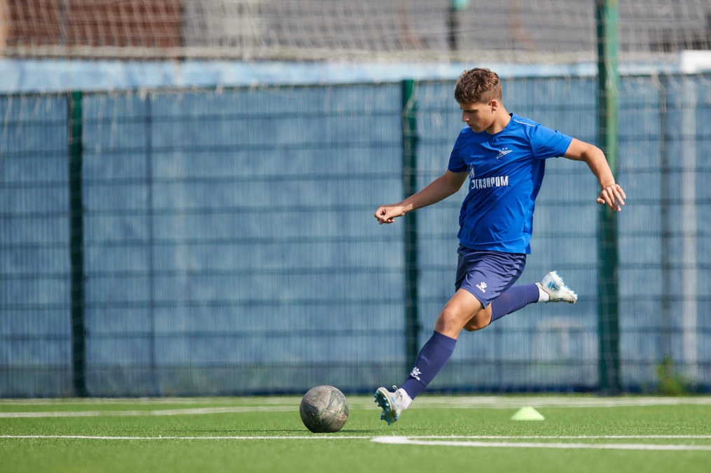 Тренировка «Зенита» U-18 перед матчем с «Мастер-Сатурном» U-18