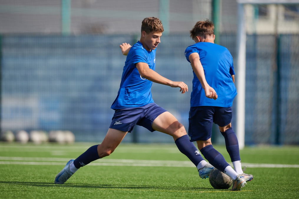 Тренировка «Зенита» U-18 перед матчем с «Мастер-Сатурном» U-18