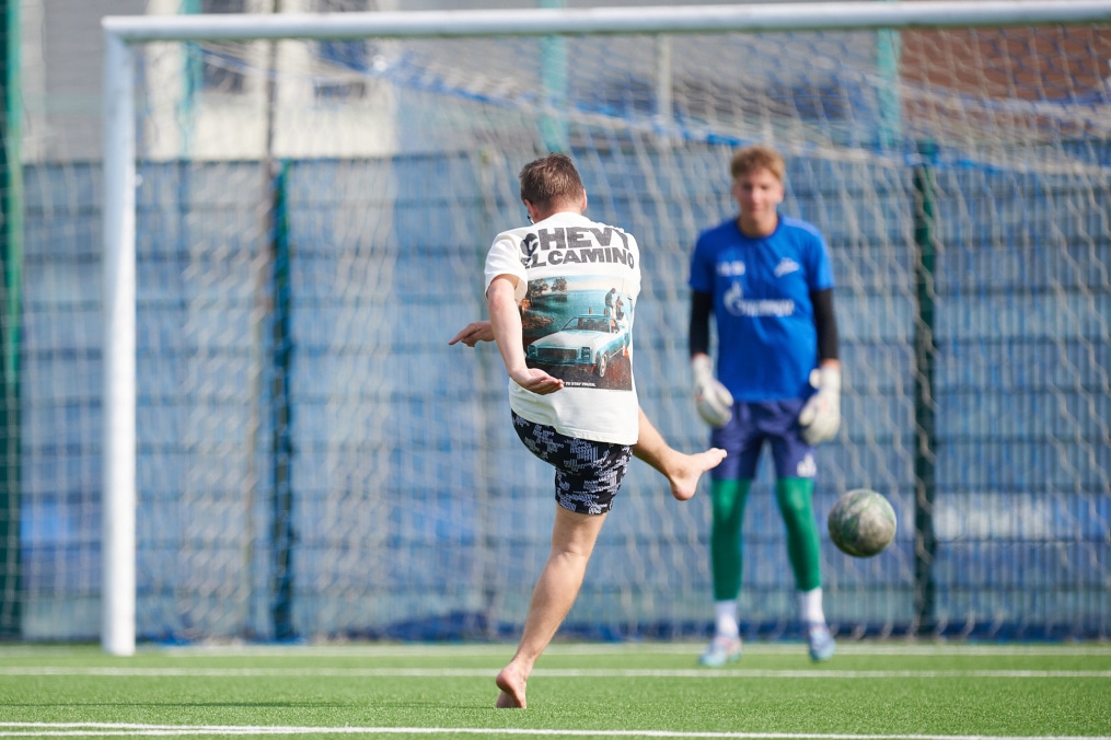 Тренировка «Зенита» U-18 перед матчем с «Мастер-Сатурном» U-18