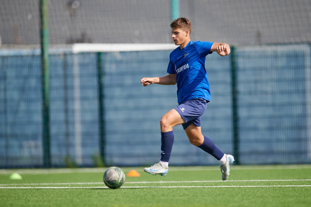 Тренировка «Зенита» U-18 перед матчем с «Мастер-Сатурном» U-18