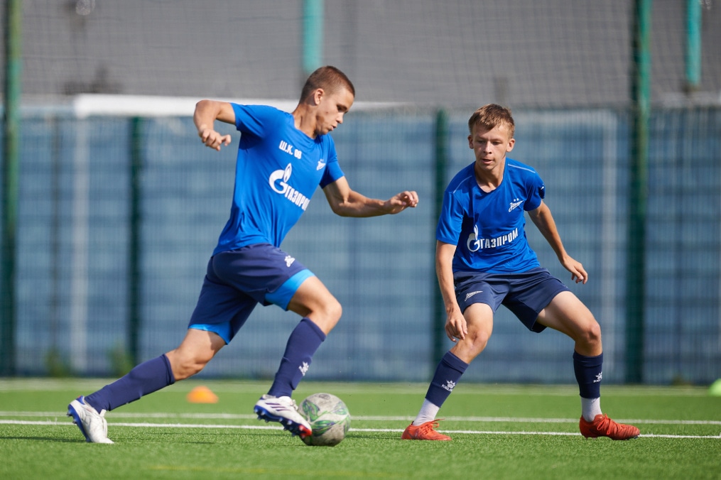 Тренировка «Зенита» U-18 перед матчем с «Мастер-Сатурном» U-18
