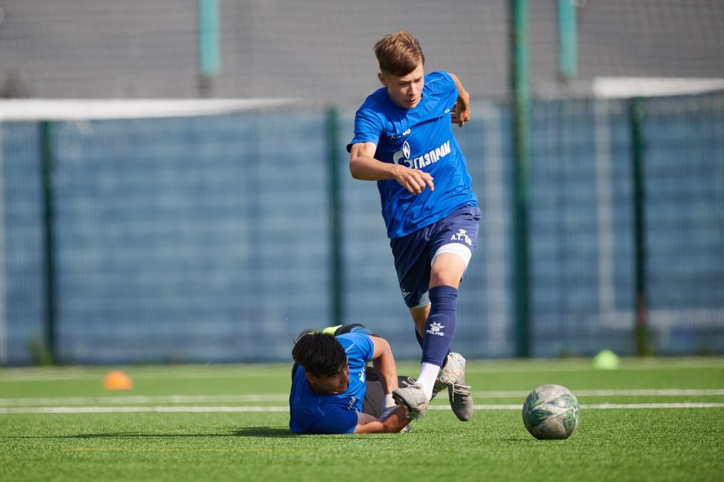 Тренировка «Зенита» U-18 перед матчем с «Мастер-Сатурном» U-18