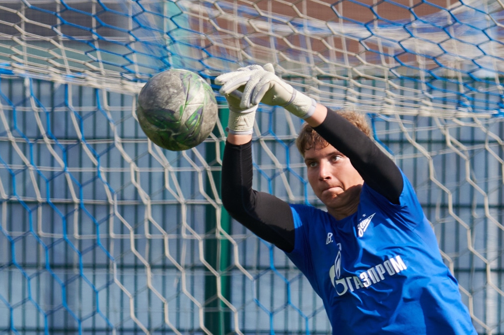 Тренировка «Зенита» U-18 перед матчем с «Мастер-Сатурном» U-18