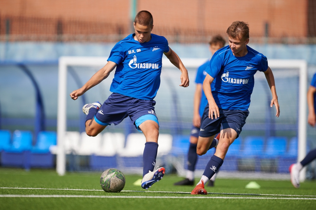 Тренировка «Зенита» U-18 перед матчем с «Мастер-Сатурном» U-18
