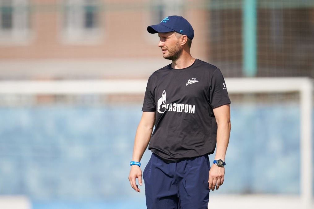 Тренировка «Зенита» U-18 перед матчем с «Мастер-Сатурном» U-18