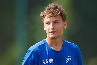 Тренировка «Зенита» U-18 перед матчем с «Мастер-Сатурном» U-18