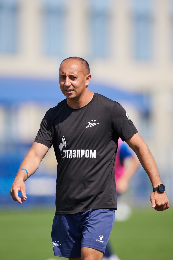 Тренировка «Зенита» U-16 перед матчем с «Мастер-Сатурном» U-16