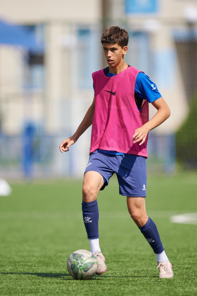 Тренировка «Зенита» U-16 перед матчем с «Мастер-Сатурном» U-16