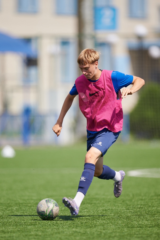 Тренировка «Зенита» U-16 перед матчем с «Мастер-Сатурном» U-16