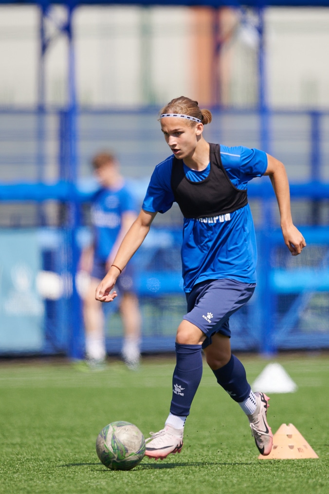 Тренировка «Зенита» U-16 перед матчем с «Мастер-Сатурном» U-16