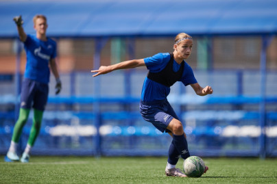Тренировка «Зенита» U-16 перед матчем с «Мастер-Сатурном» U-16